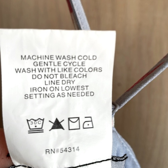 B DARLIN Spaghetti Strap Floral Blue Pink White Dress 5/6 Women’s - Picture 8 of 11